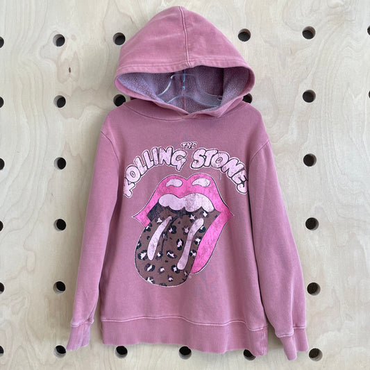 Dusty Pink Rolling Stones Hoodie Pullover