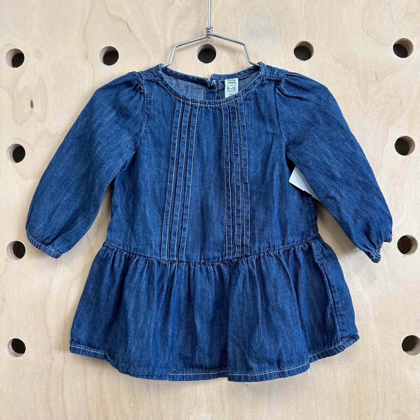 Chambray LS Dress