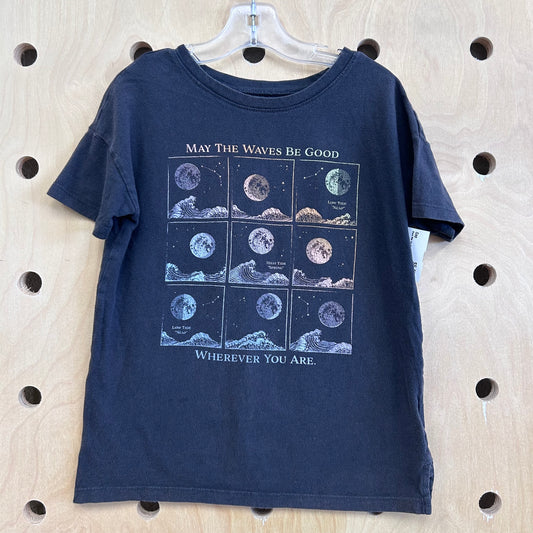 Black May the Waves Be Good Tee