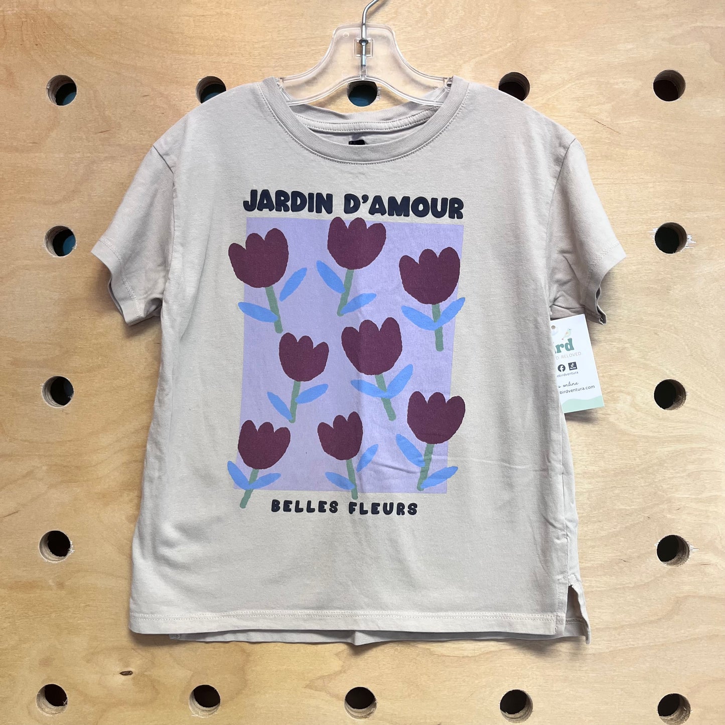 Beige 'Jardin D Amour' Tulip Tee