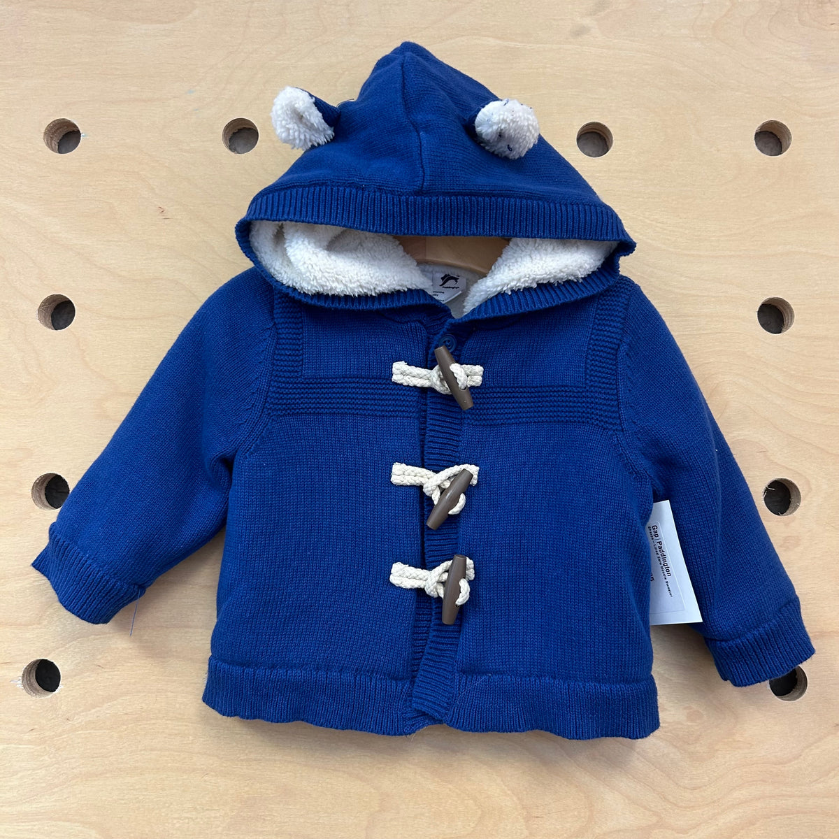 Sherpa-Lined Ears Hoodie Sweater