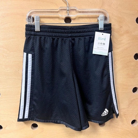 Black & White Mesh Shorts