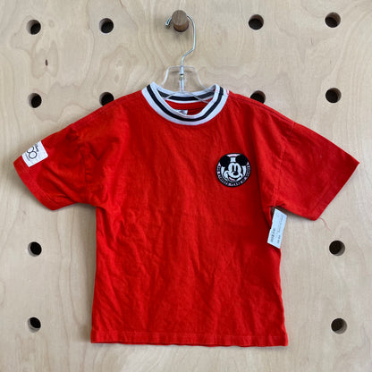 Red 100 Years of Wonder Mickey Tee