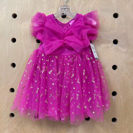 Pink & Gold Barbie Tulle Dress