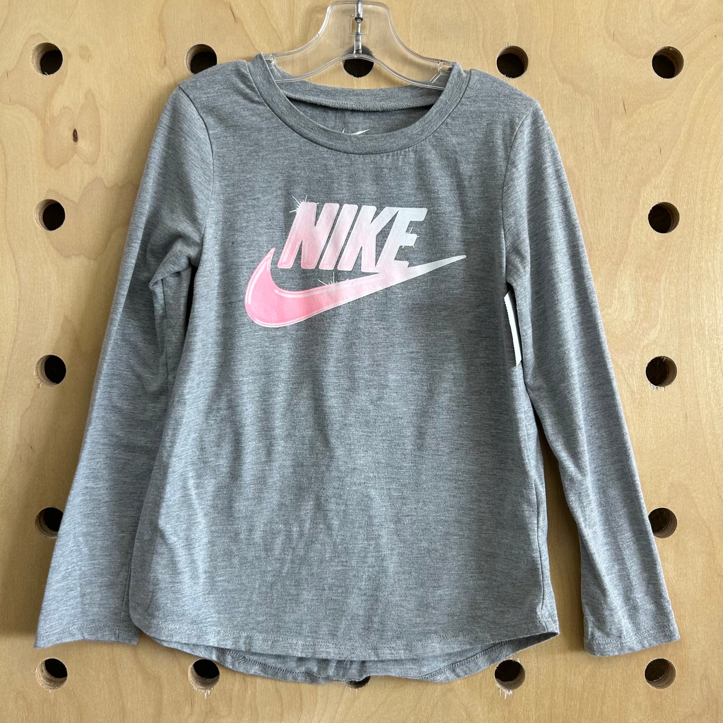 Grey Logo Long Sleeve