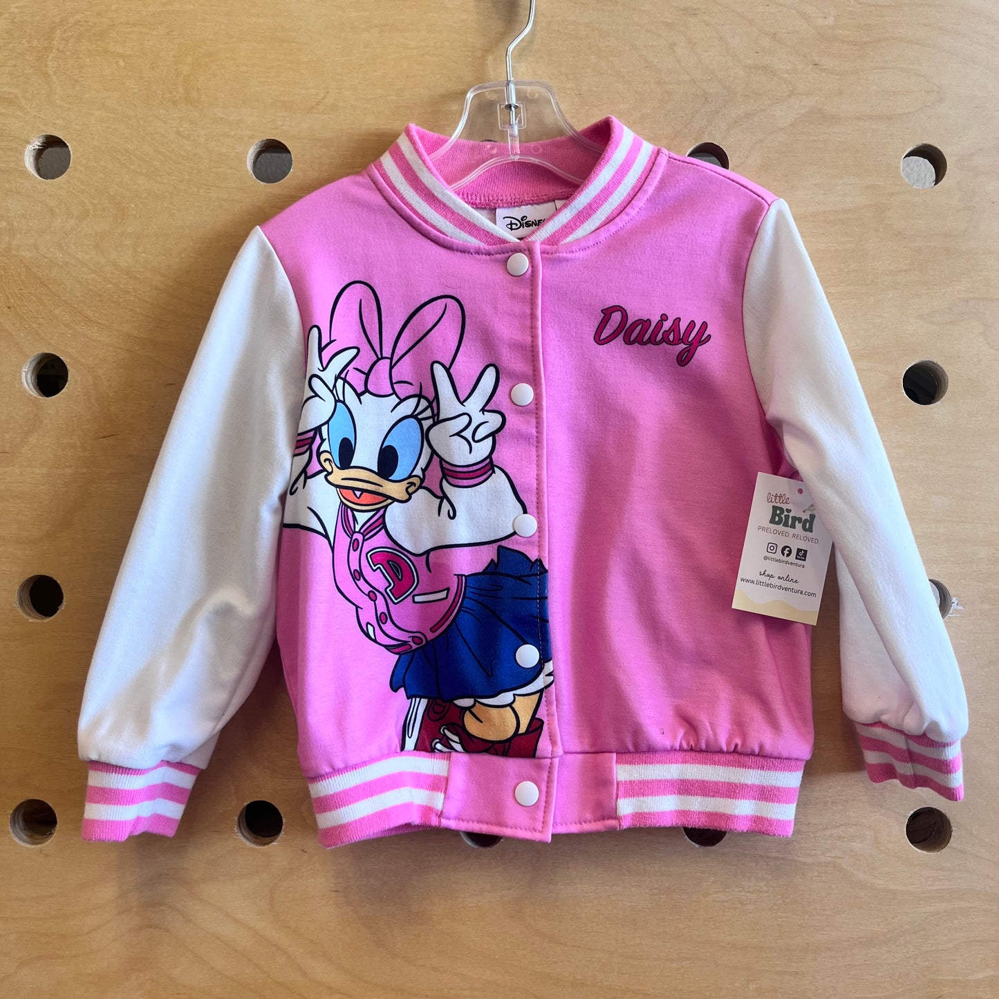 Pink Daisy Duck Snap Jacket