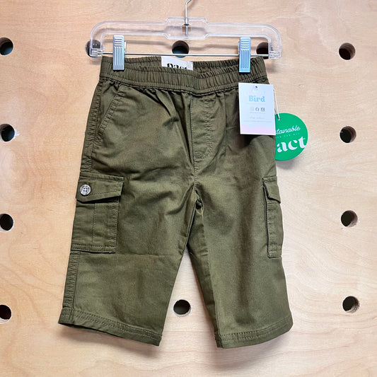 Green Pull On Organic Shorts NEW!