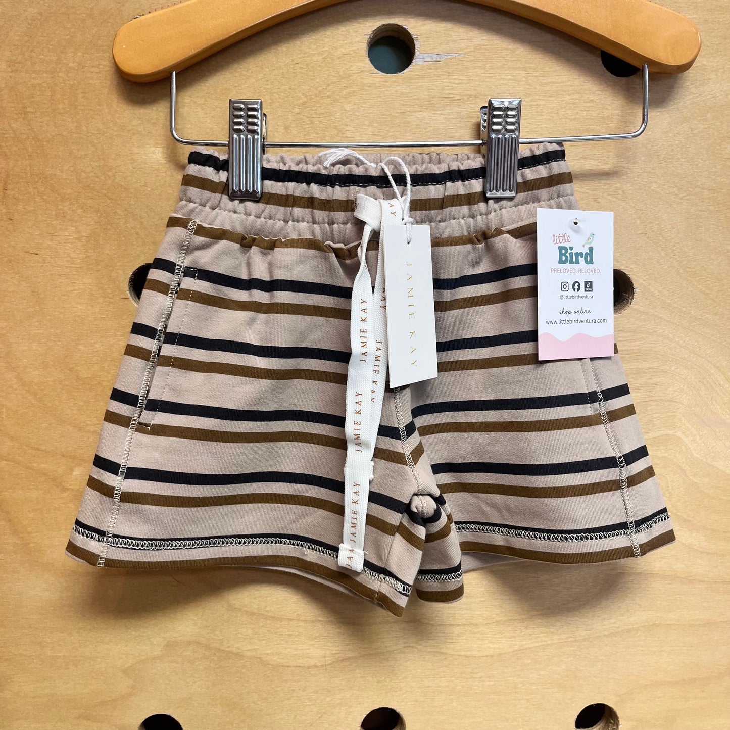 Striped Drawstring Shorts NEW!