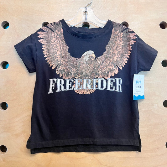 Black Freerider Tee