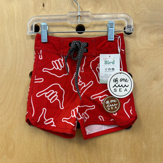 Red Shaka Swim Shorts NEW!