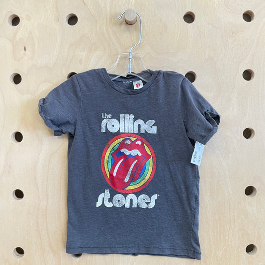 Grey Rolling Stones Tee