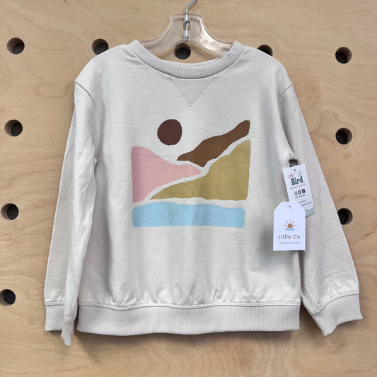 Organic Mountain Sunset Pullover NEW!