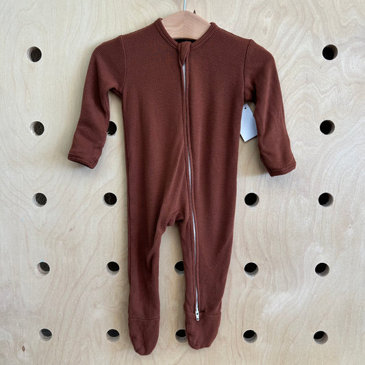 Brown Waffle Footies