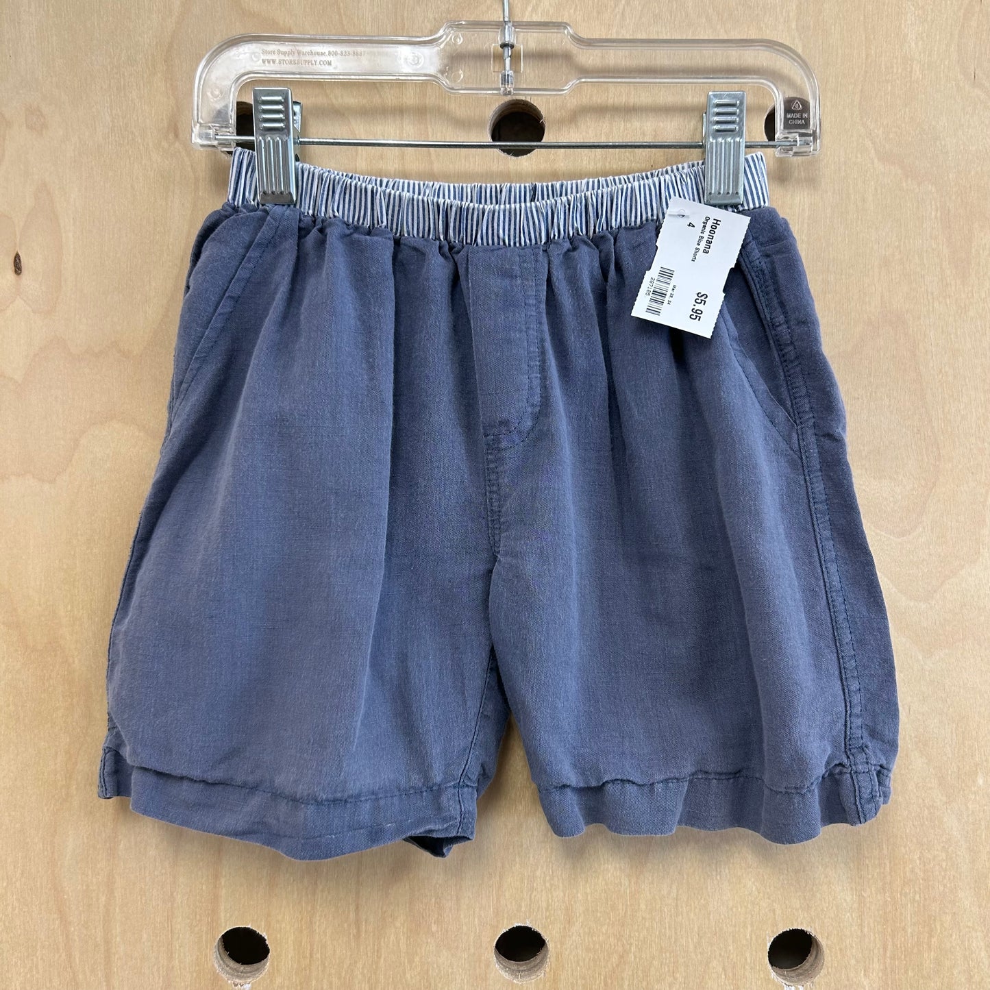 Organic Blue Shorts