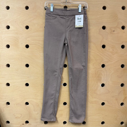 Brown Pull On Jeggings
