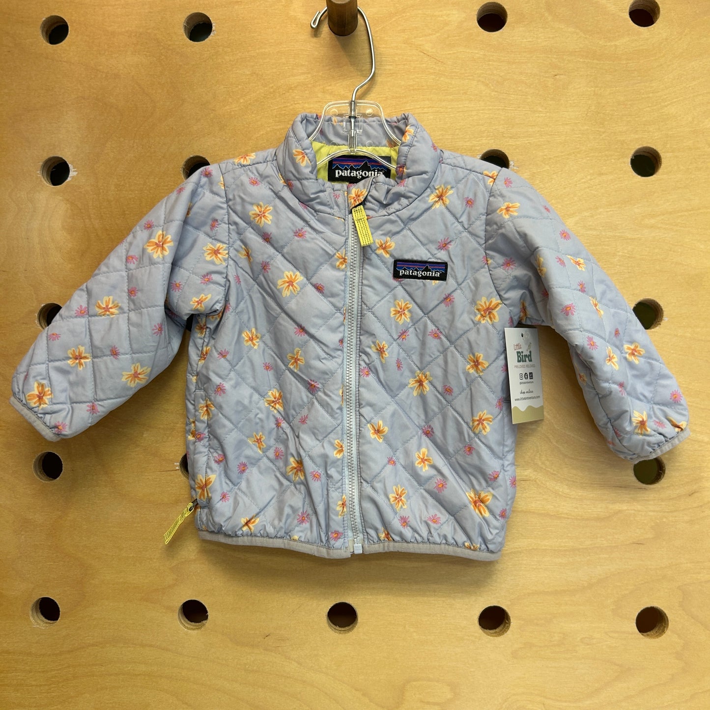 Nano Puff Jacket Lavender Floral