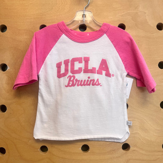 Pink/White UCLA Ringer Tee