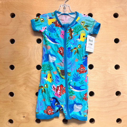 Blue Bamboo Finding Nemo Zippy