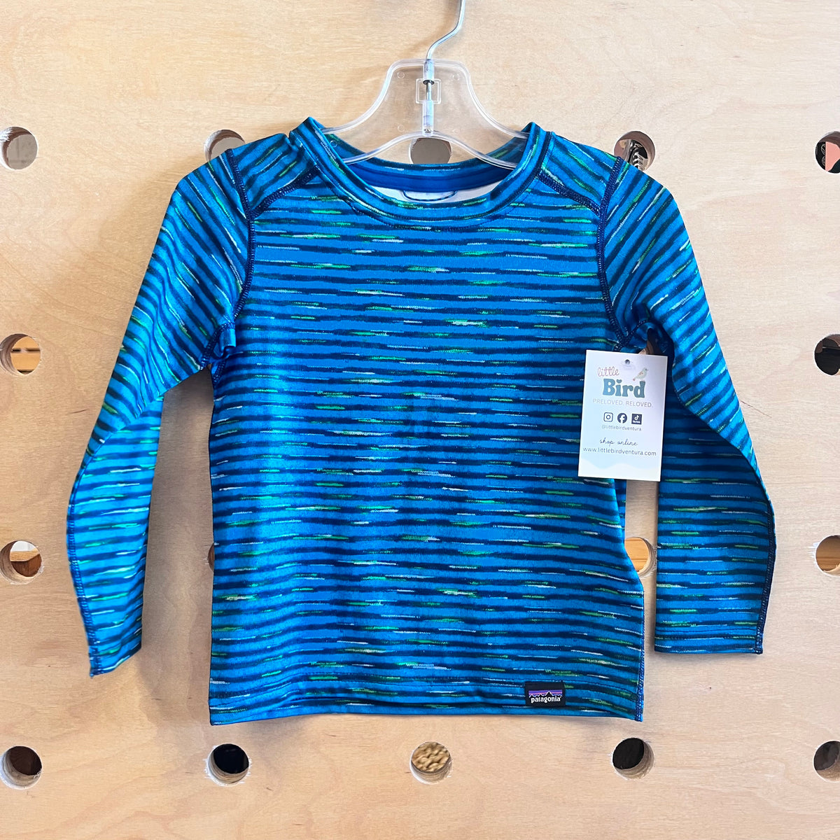 Blue/Green Capliene Baselayer LS