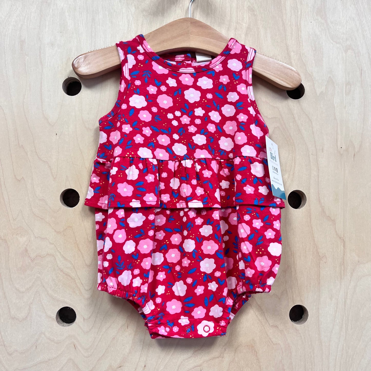 Red Festive Hannah Floral Romper NEW!