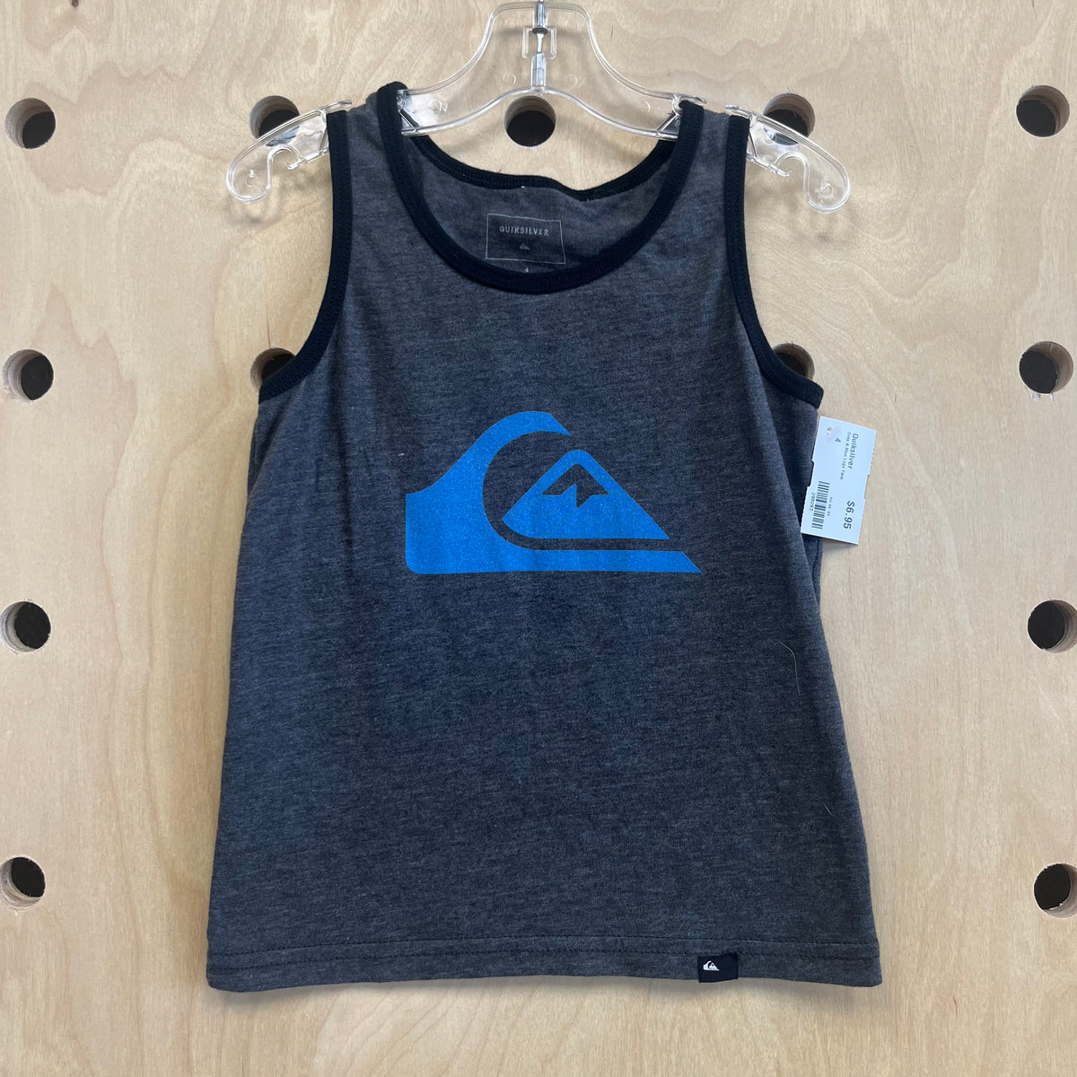 Grey & Blue Logo Tank