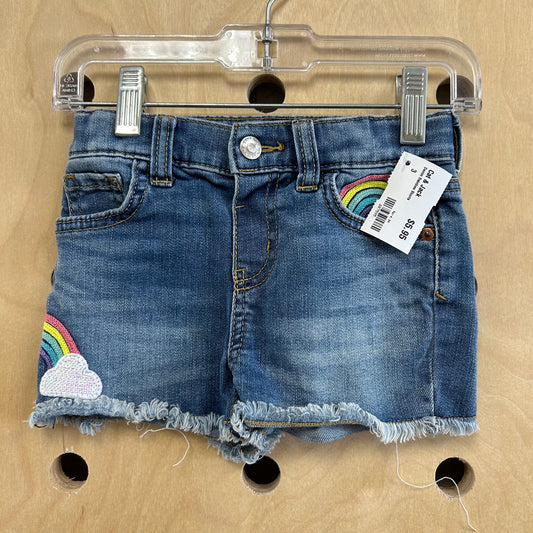 Denim Rainbow Shorts
