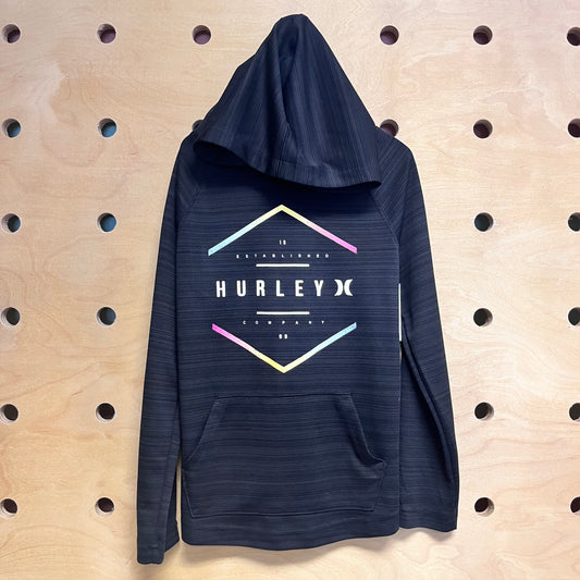Black Logo Hooded LS