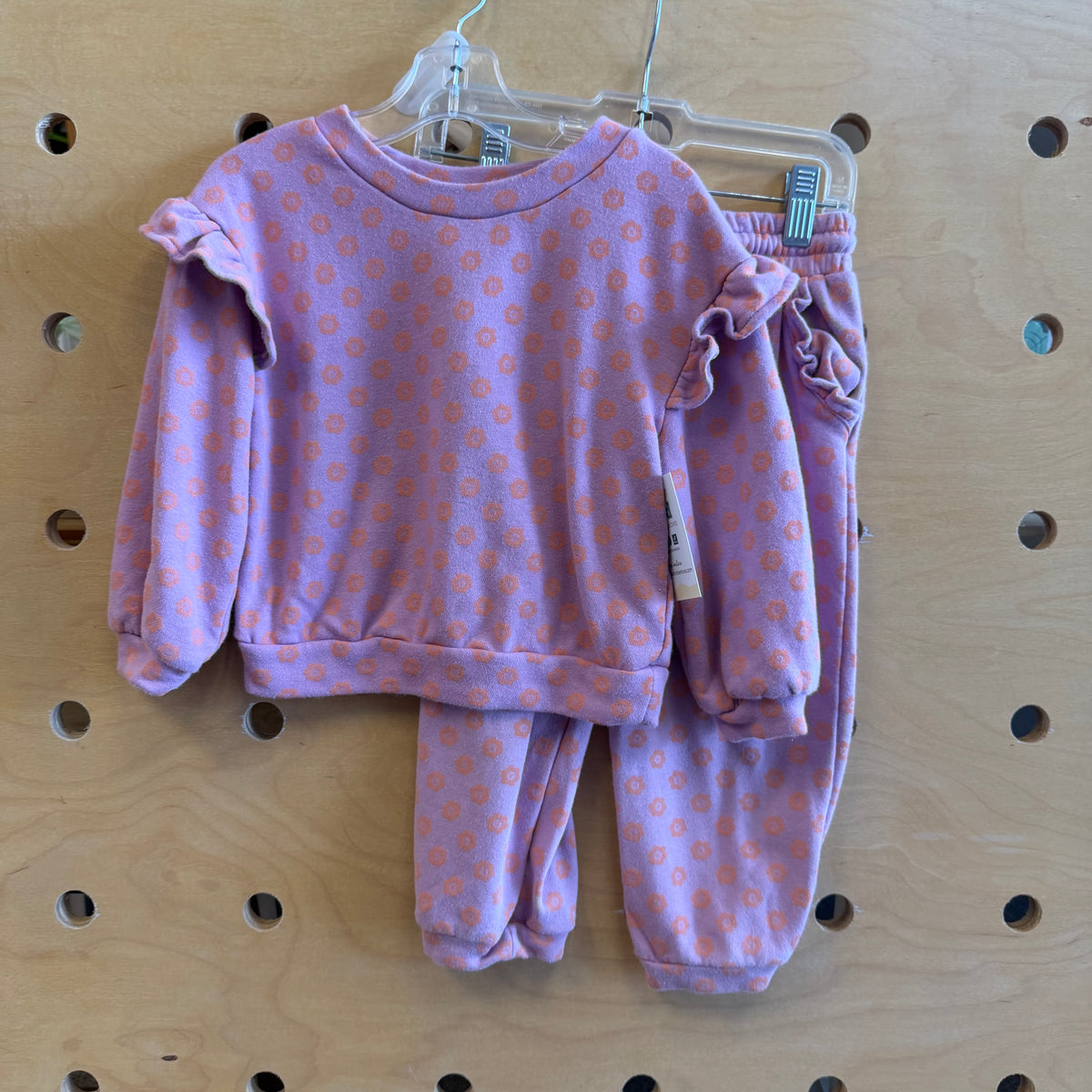 Lavender/Coral Floral Outfit