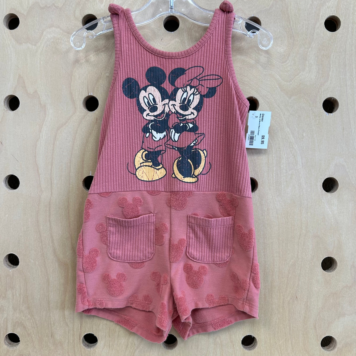 Mickey & Minnie Mauve Romper