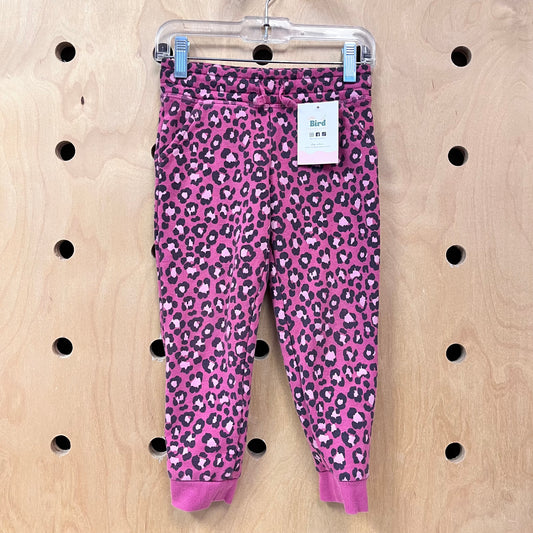 Pink Animal Print Joggers