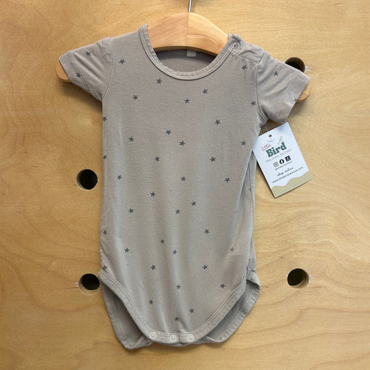 Beige & Grey Stars Bodysuit