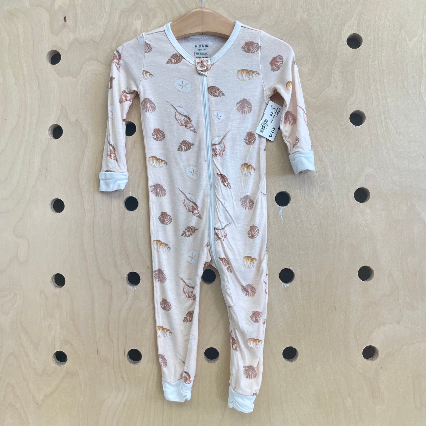 Peach Shells Bamboo Zippy