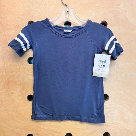 Blue & White Bamboo Tee