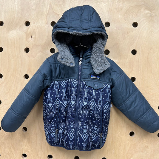 Reversible Tribbles Hoodie Blue Fish