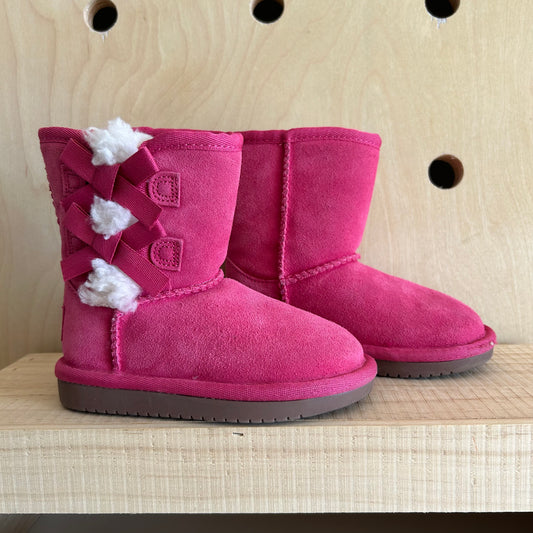 Pink Victoia Short Boots