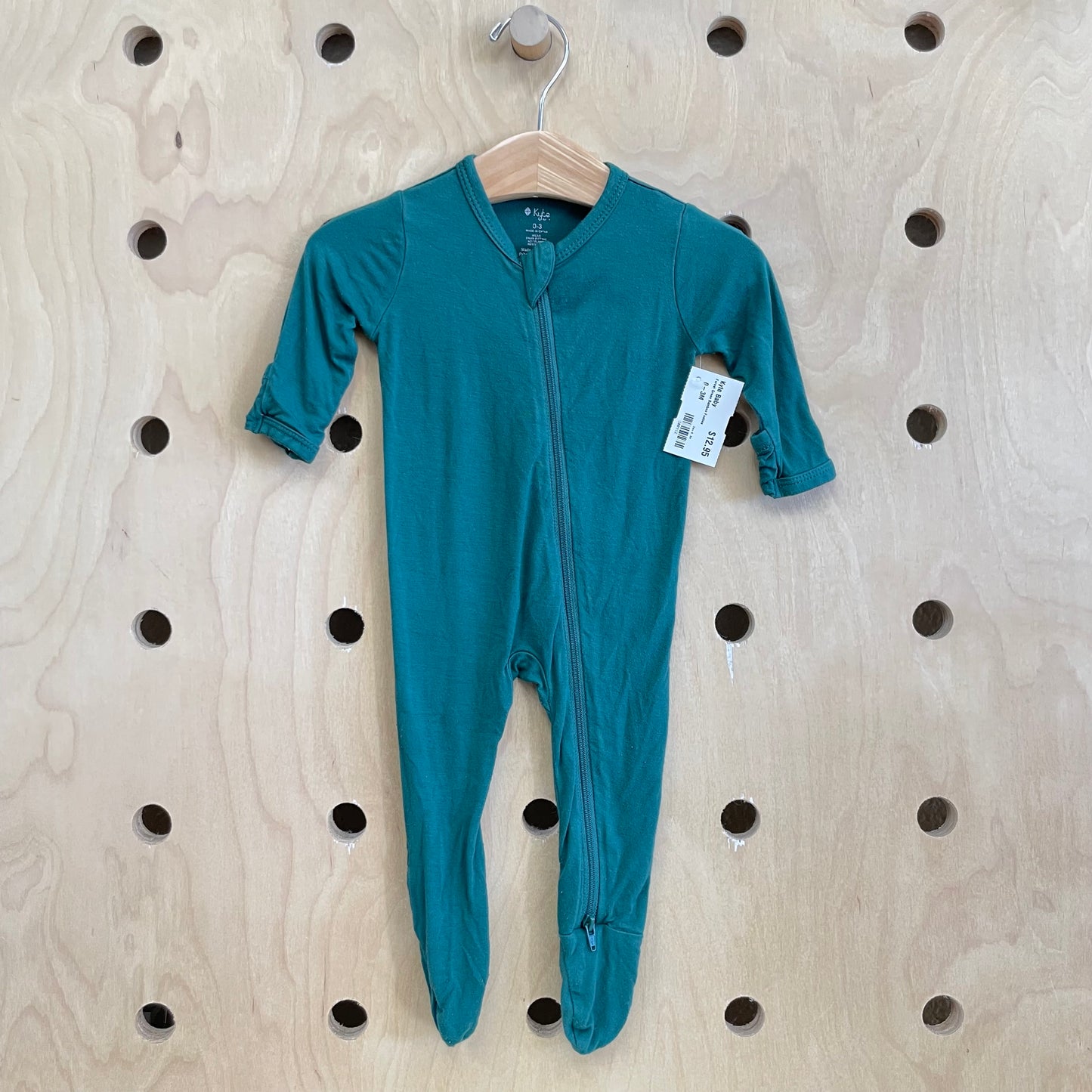 Forest Green Bamboo Footies
