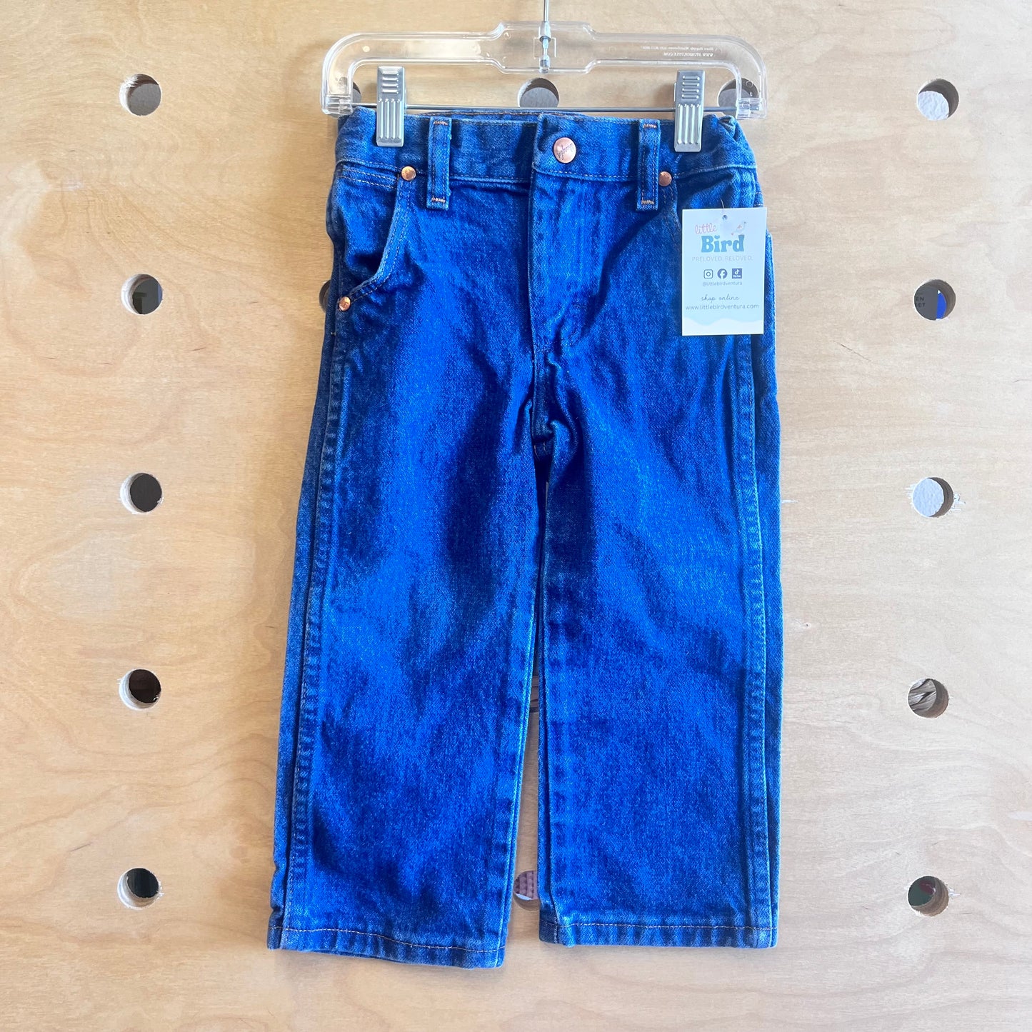 Dark Wash Straight Leg Denim