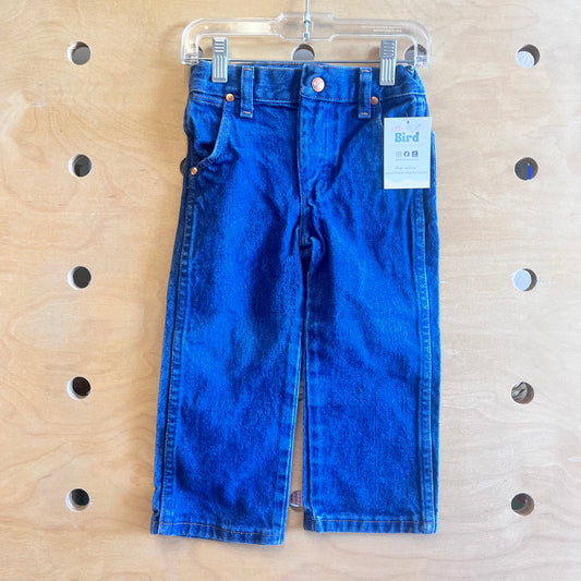 Dark Wash Straight Leg Denim