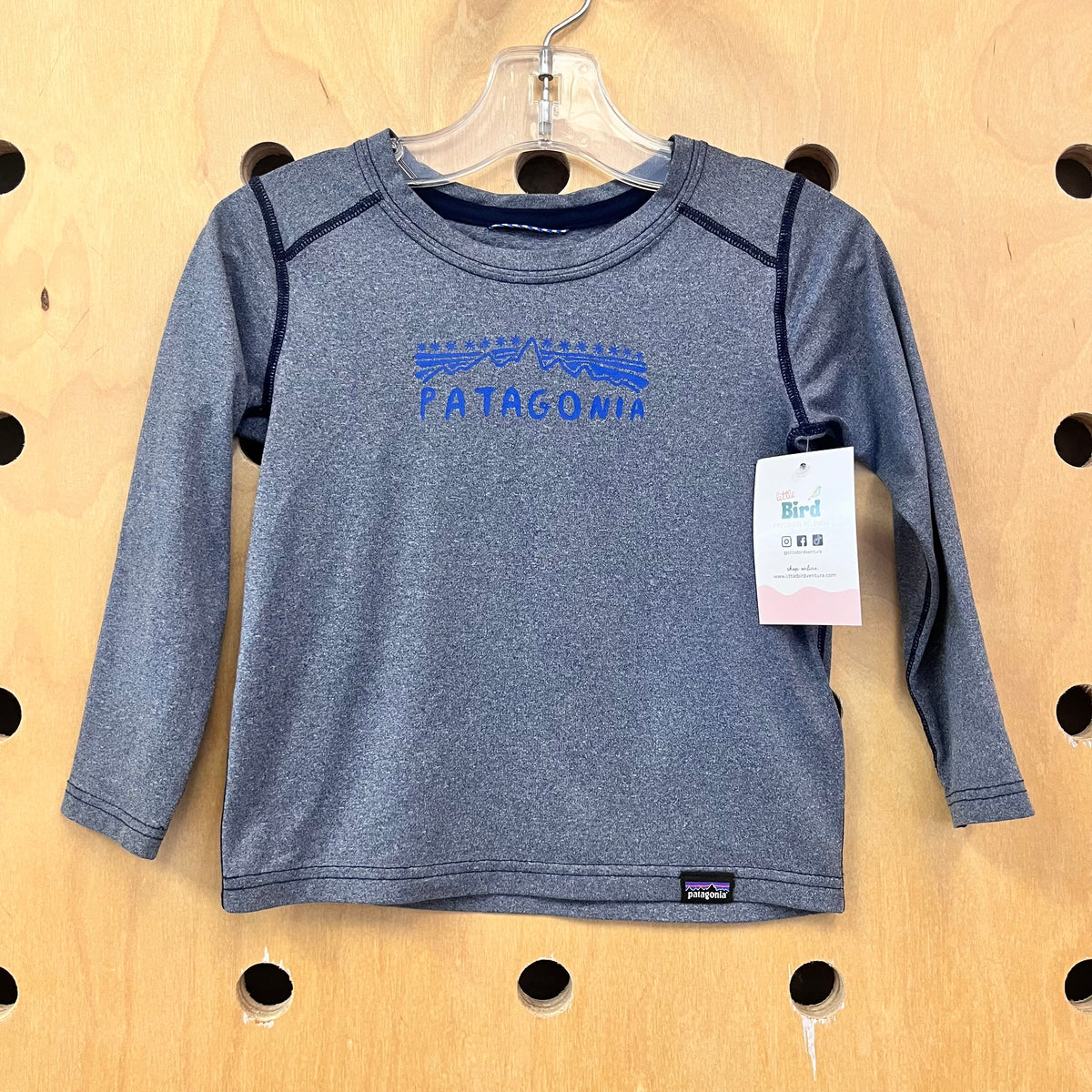 Blue Grey Logo Tee