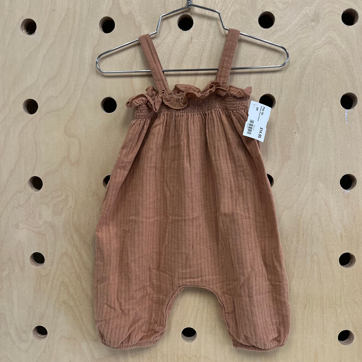 Caramel Striped Romper