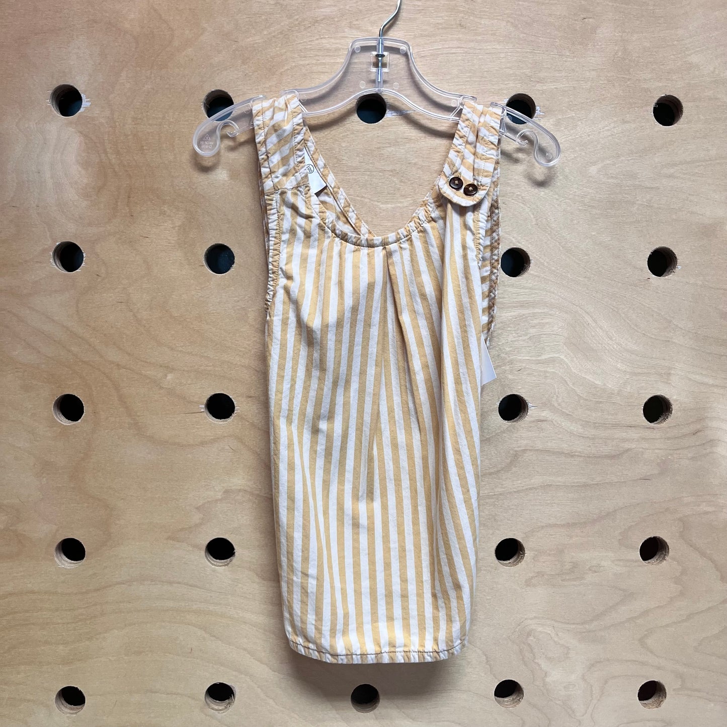 Mustard Striped Swing Tank