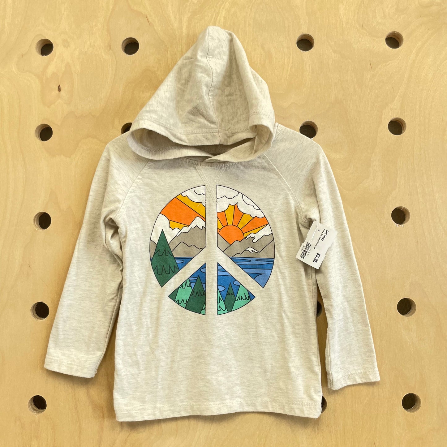 Peace Sun Scene Hoodie Tee