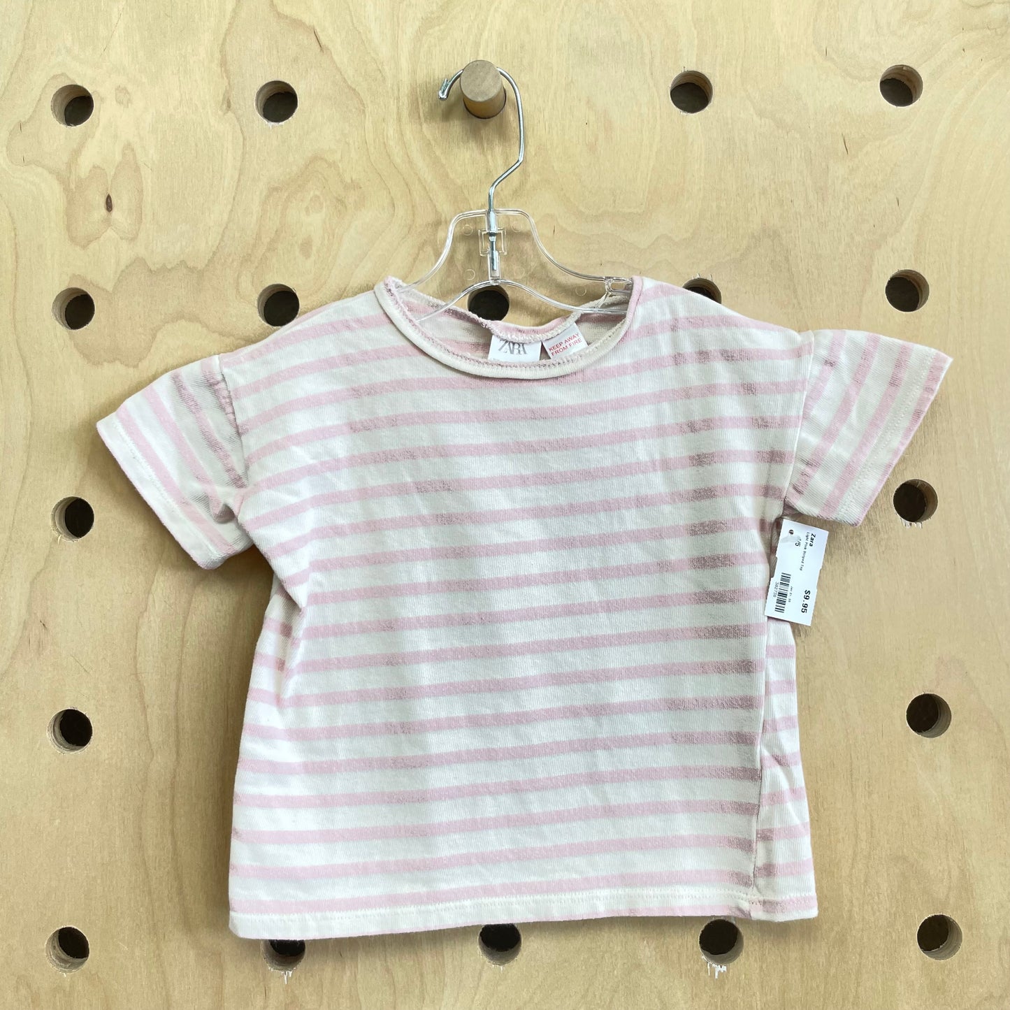 Light Pink Striped Top