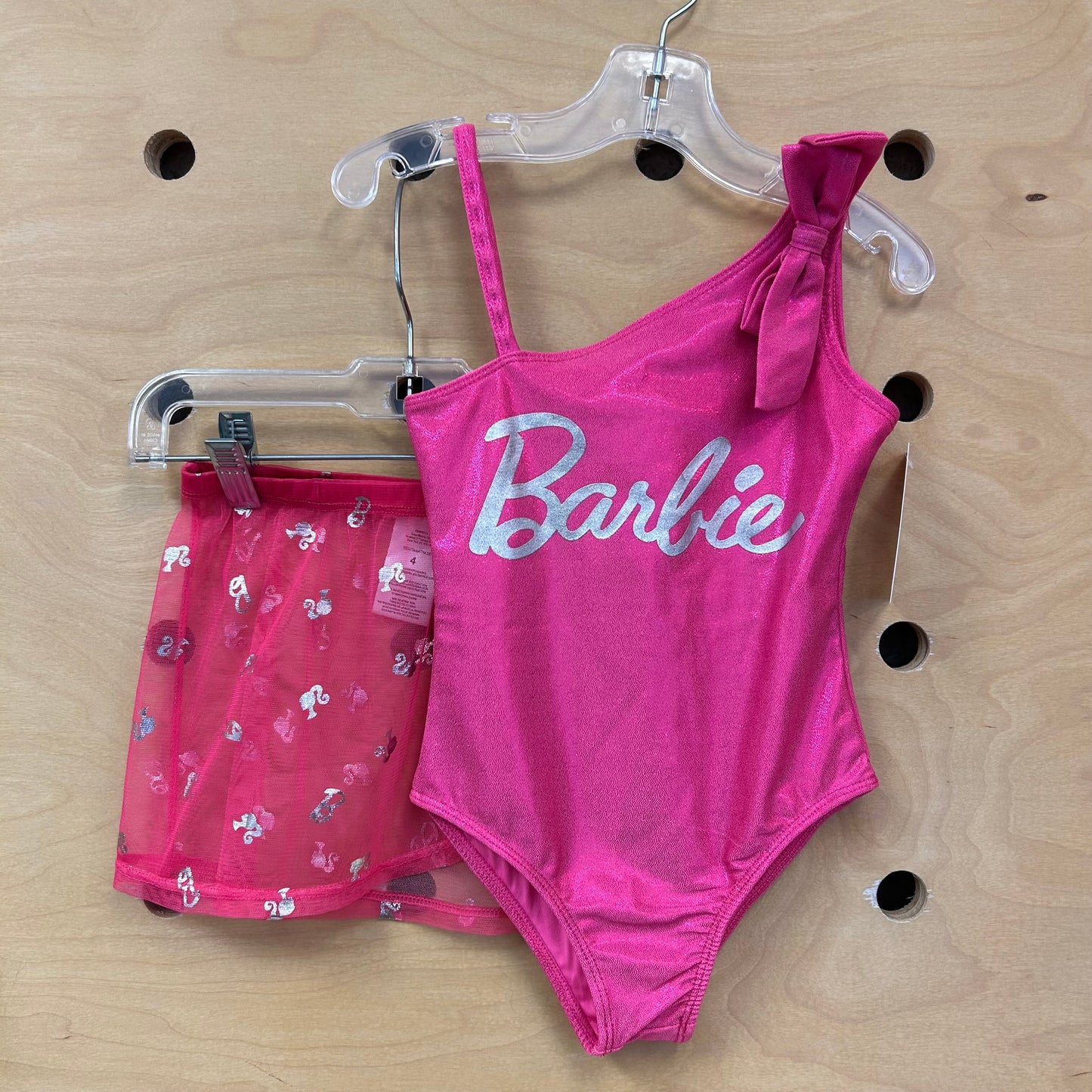 Pink Shimmer Leotard & Skirt