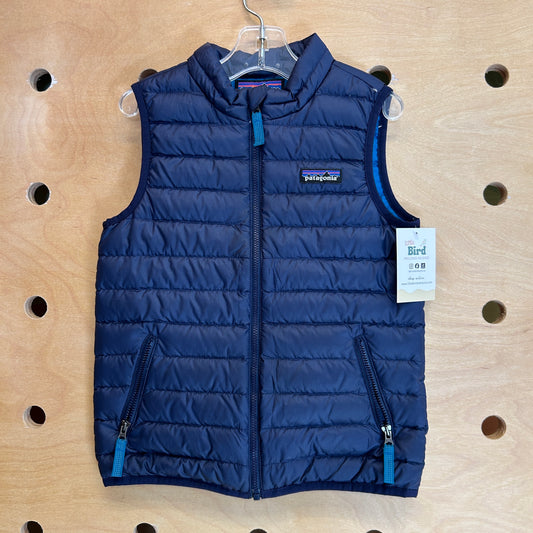 Baby Down Sweater Vest Navy