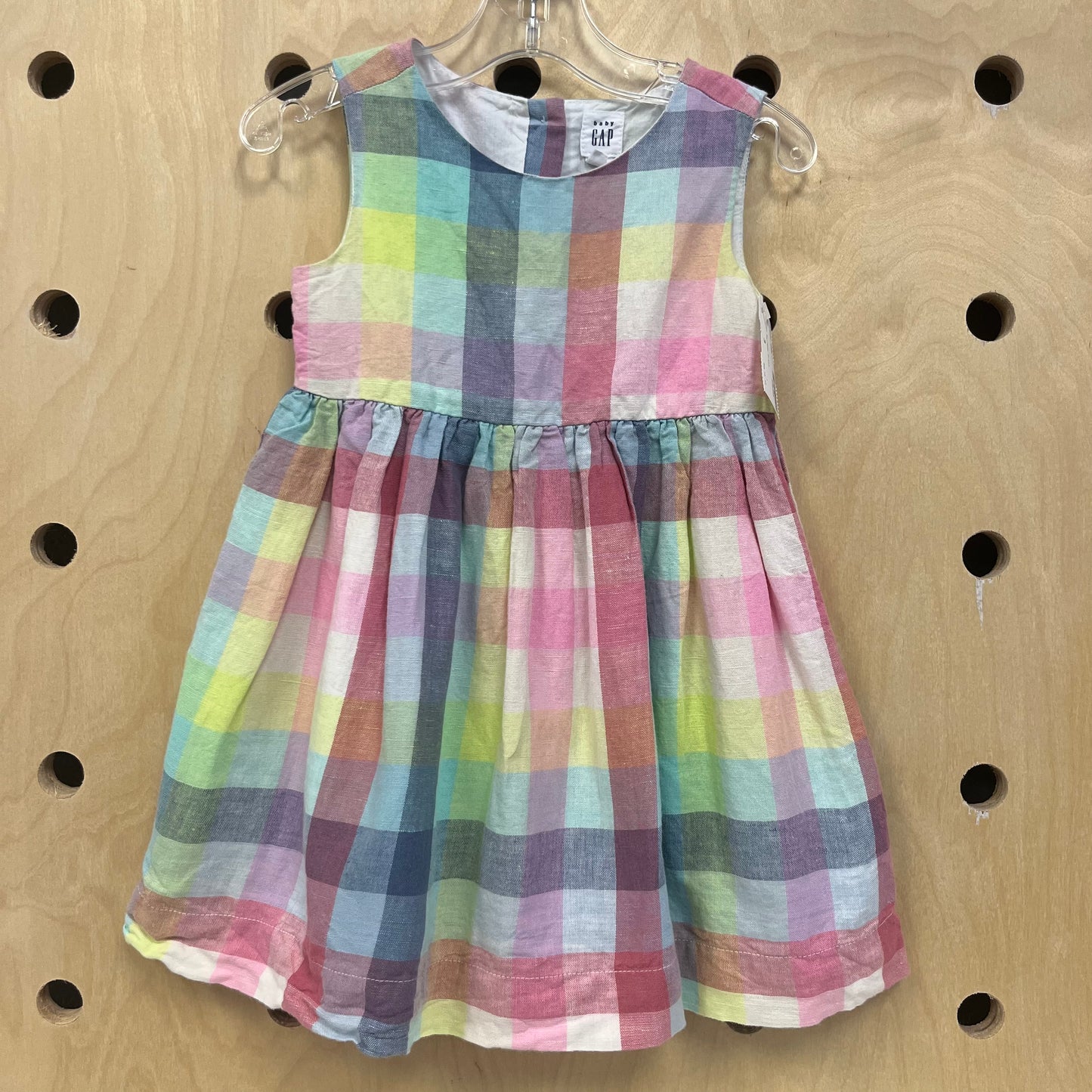 Gingham Rainbow Dress