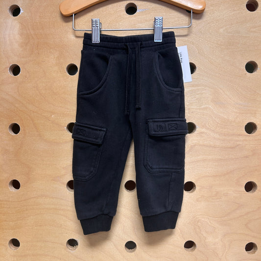 Black Pocket Joggers