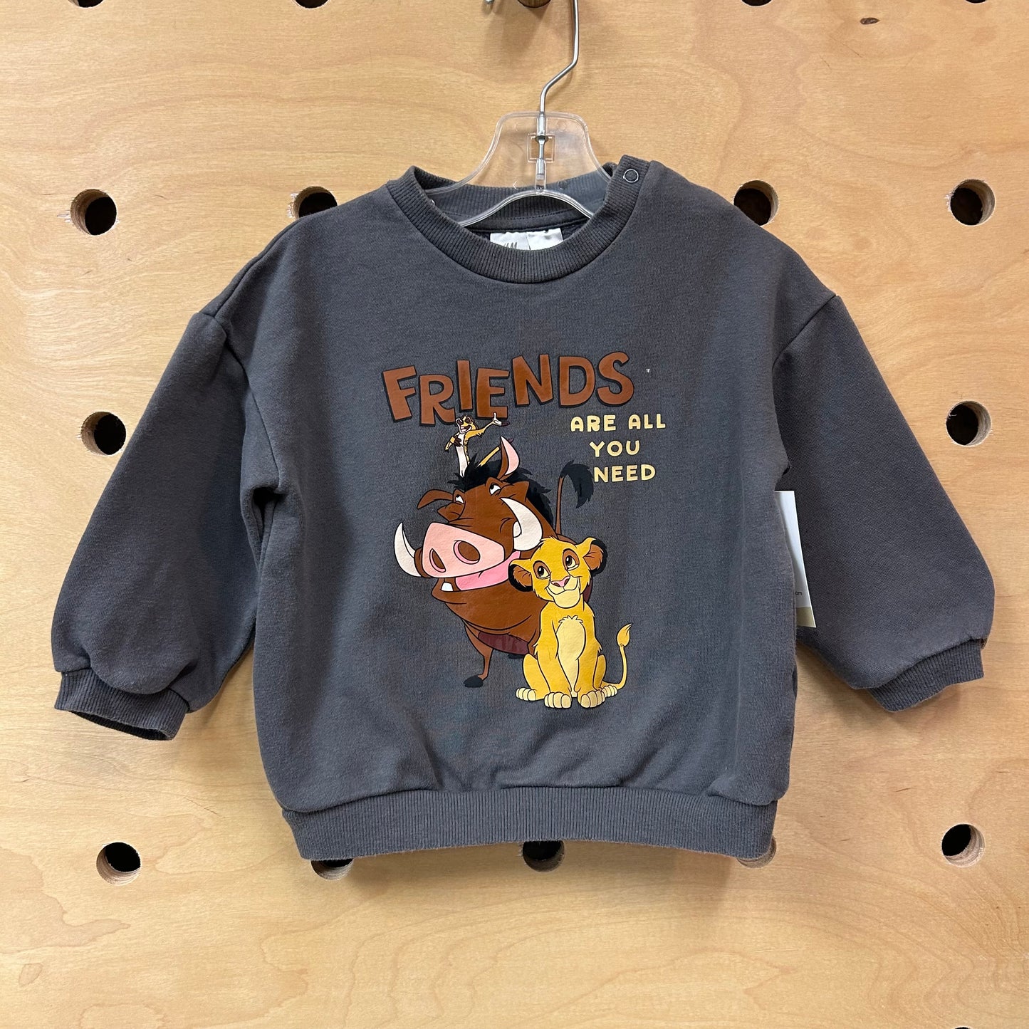 Grey 'Friends Are All...' Pullover