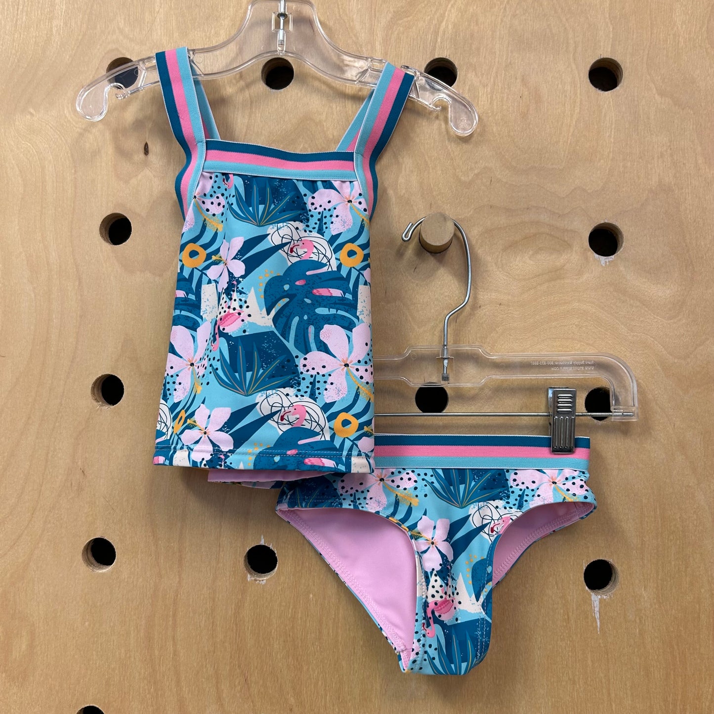 Turquoise Tropical Swimsuit