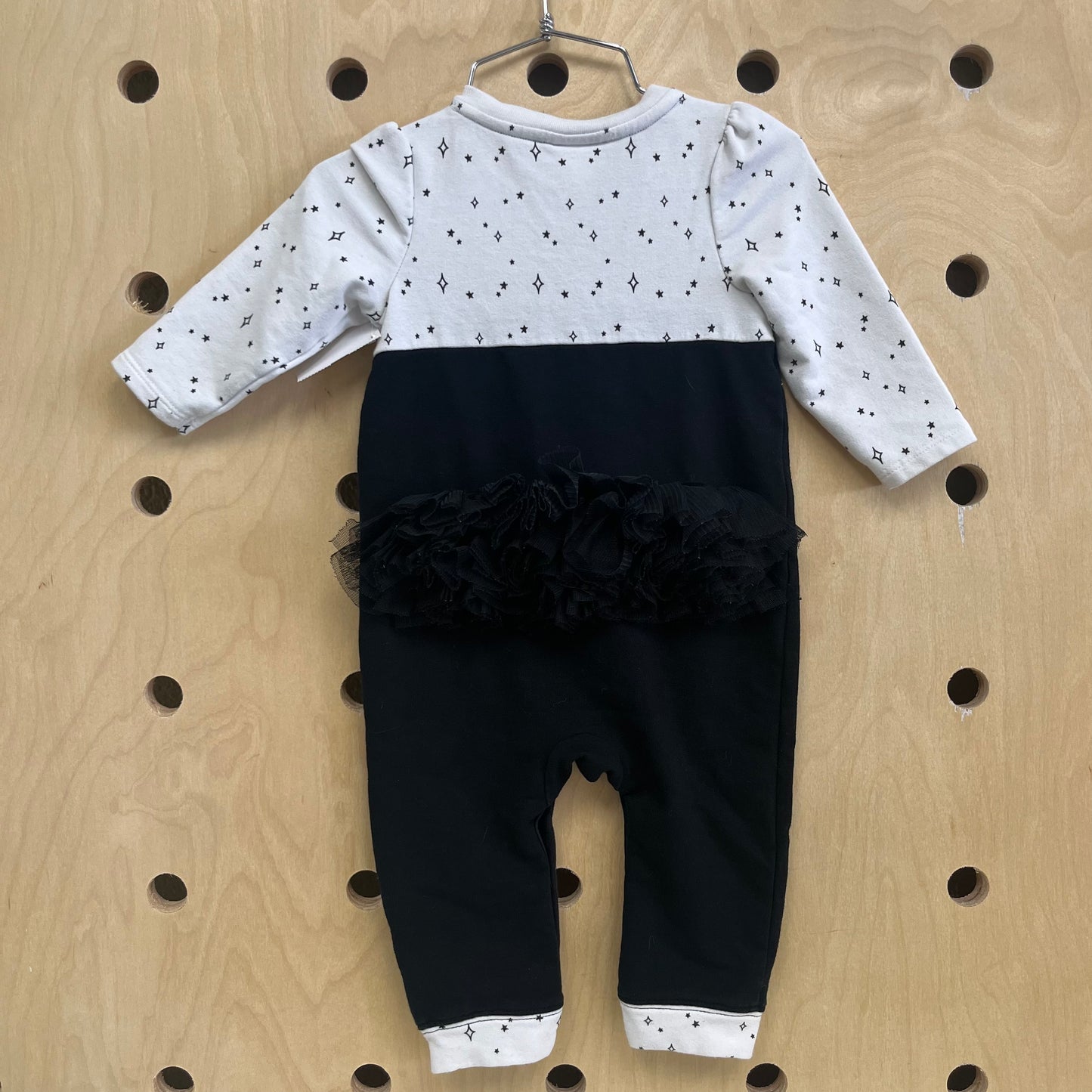 Black & White Kitty Romper